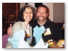 Mario Gonz&aacute;lez, Library Director, with Sandra Rios Balderrama, former REFORMA President, enjoying REFORMA's 2000 Past Presidents dinner.